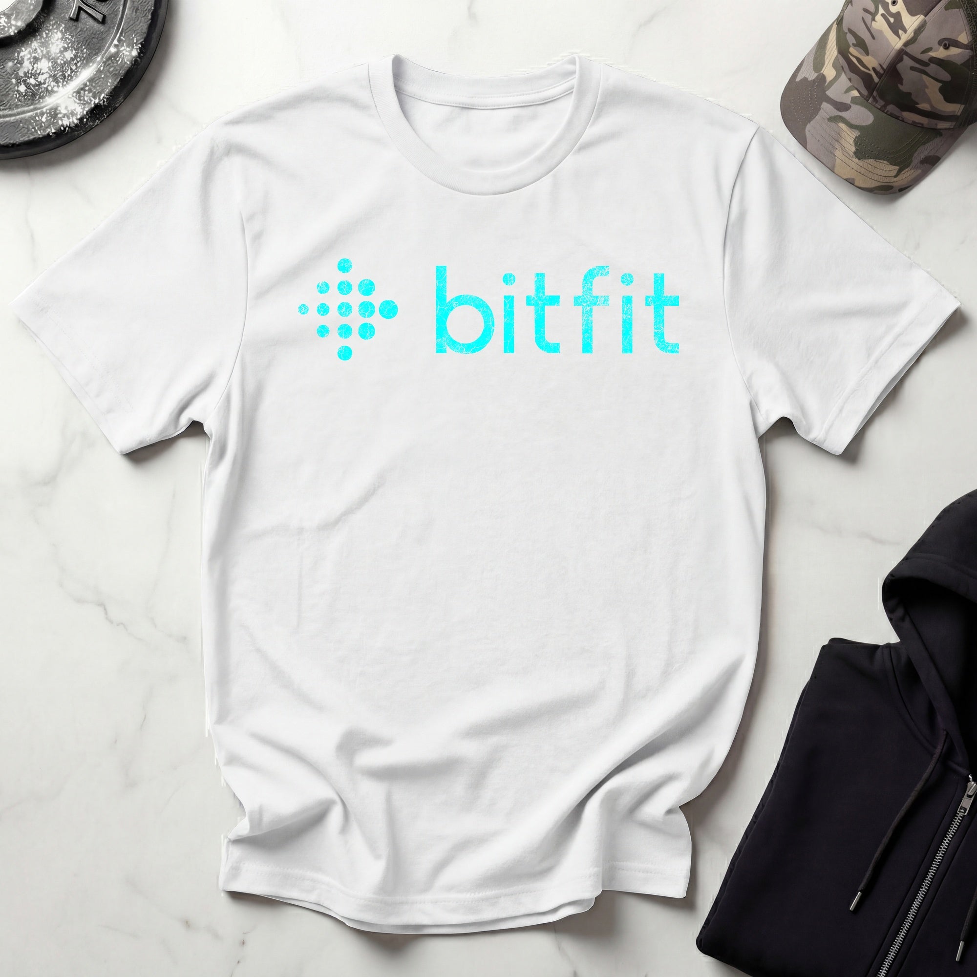 Bit Fit Humour Vintage Gym T-Shirt