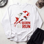 Born To Run Gym Crewneck Sweatshirt