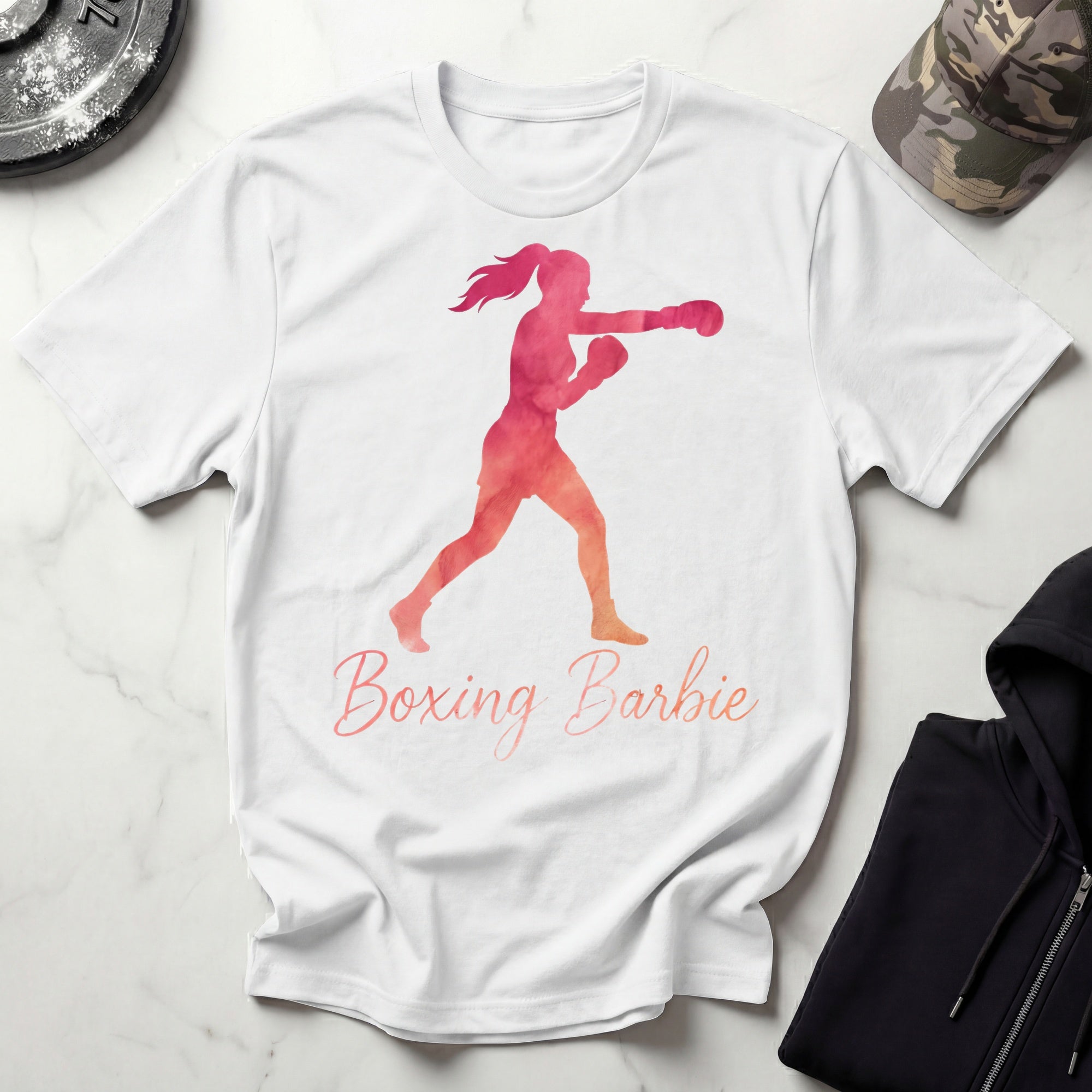 Boxing Barbie Gym T-Shirt