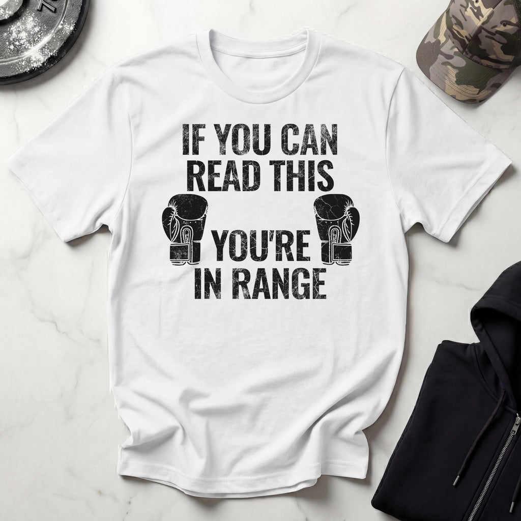 Boxing Range Retro Graphic Gym T-Shirt
