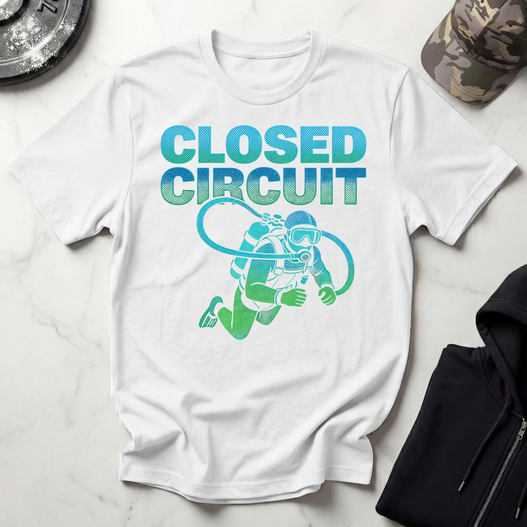 Closed Circuit Diver Gym T-Shirt