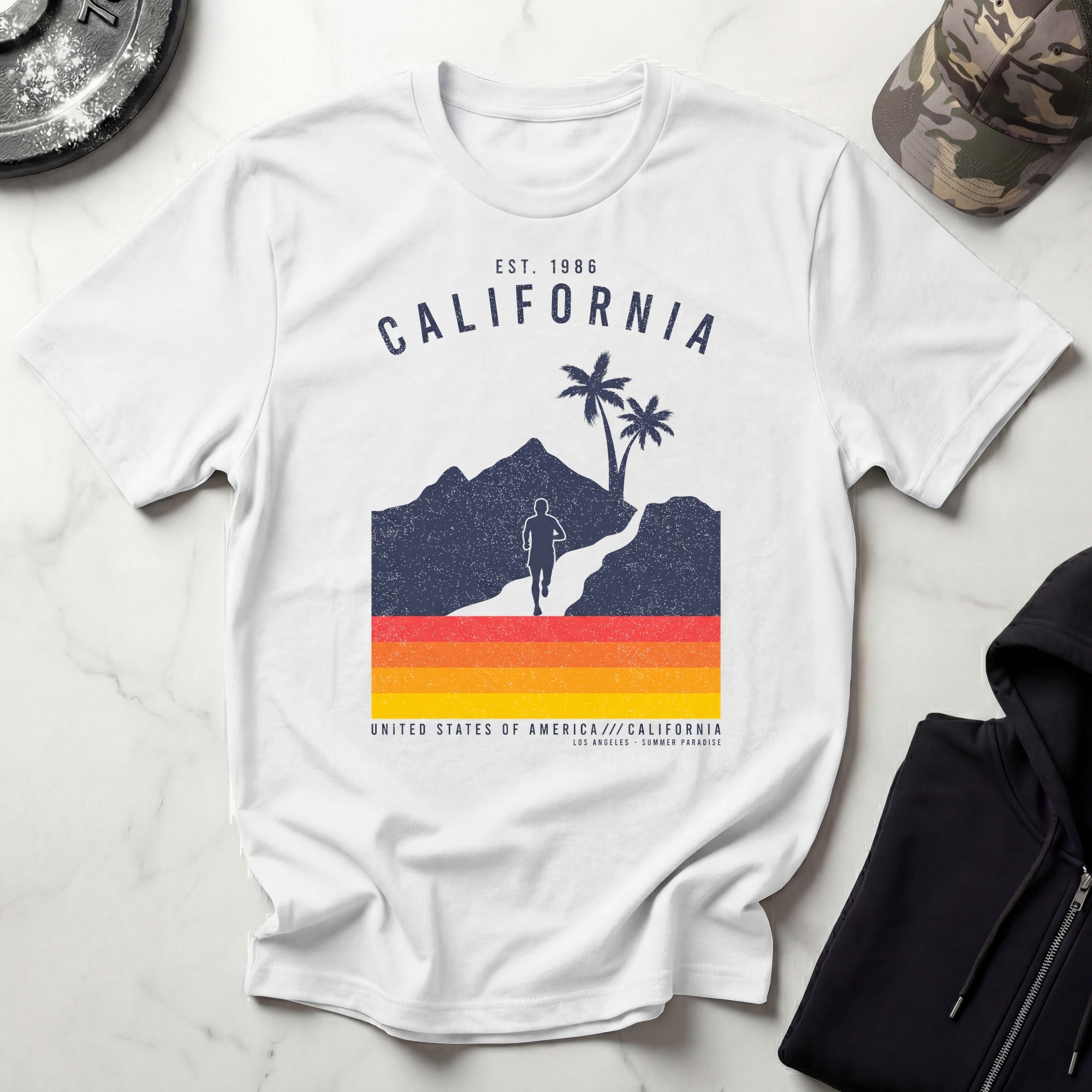 California Trail Runner Vintage Gym T-Shirt
