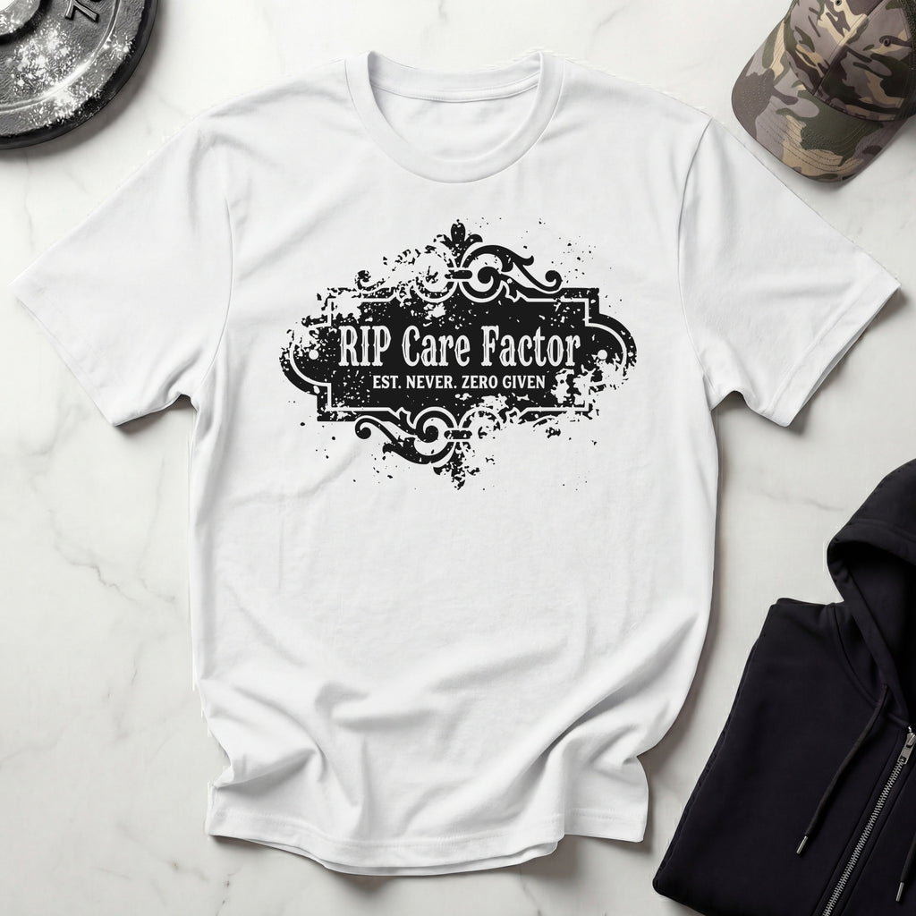 RIP Care Factor Retro Gym T-Shirt