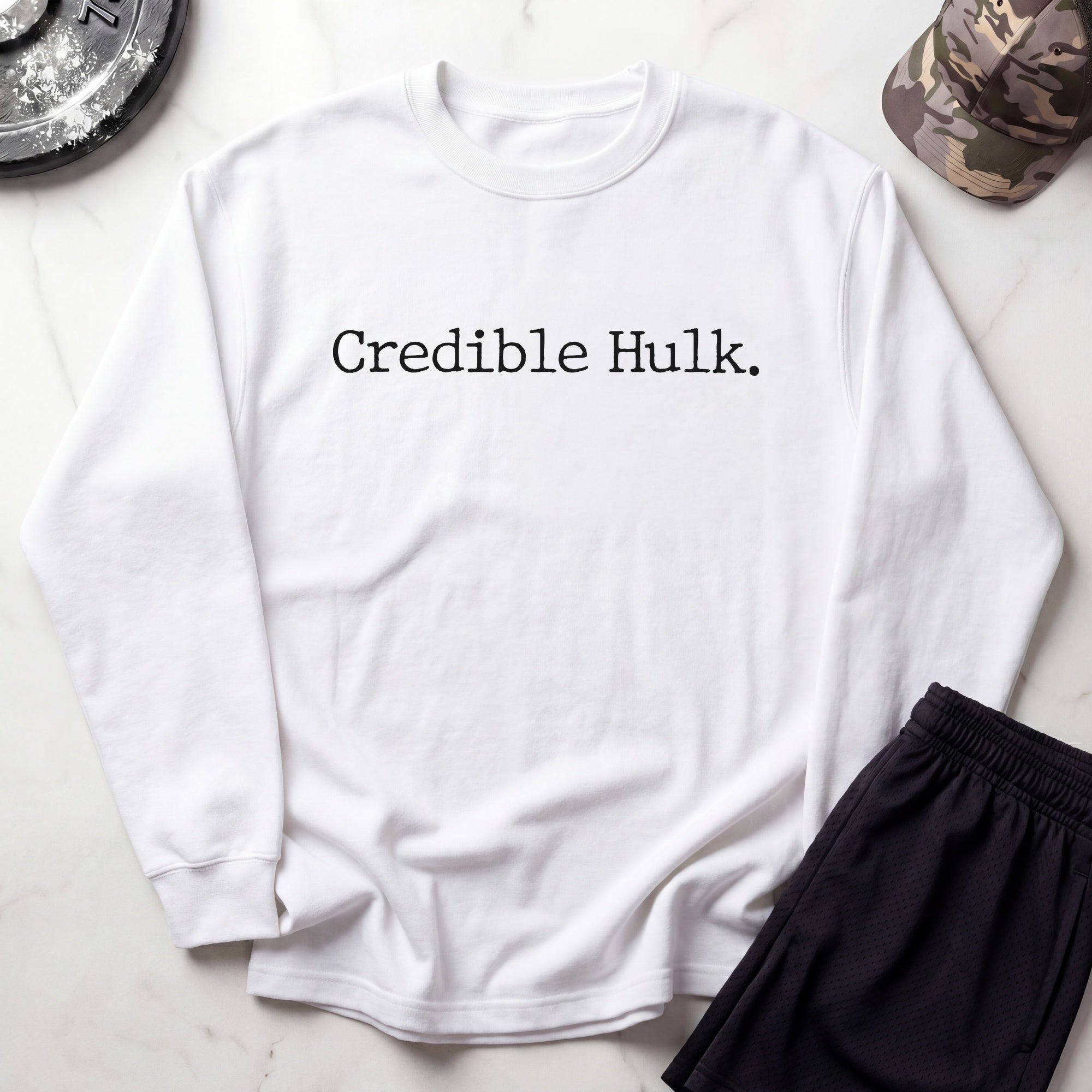 Credible Hulk Vintage Crewneck Sweatshirt