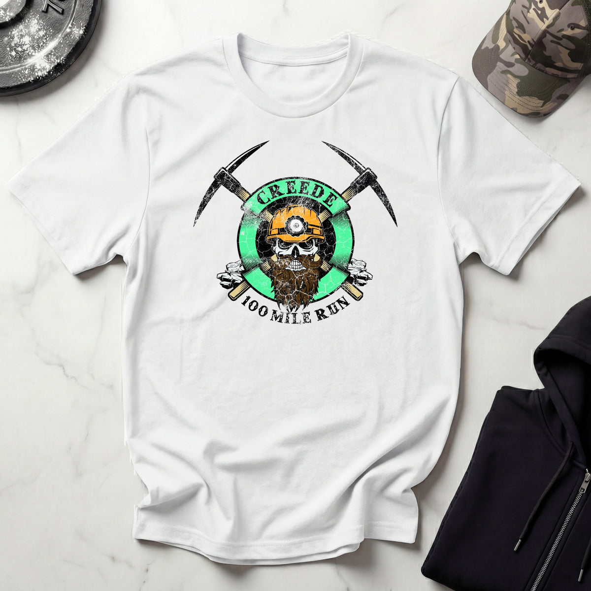 Creede 100 Mile Retro Graphic Gym T-Shirt