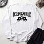 Discombobulator Boxing Cozy Retro Crewneck Gym Sweatshirt