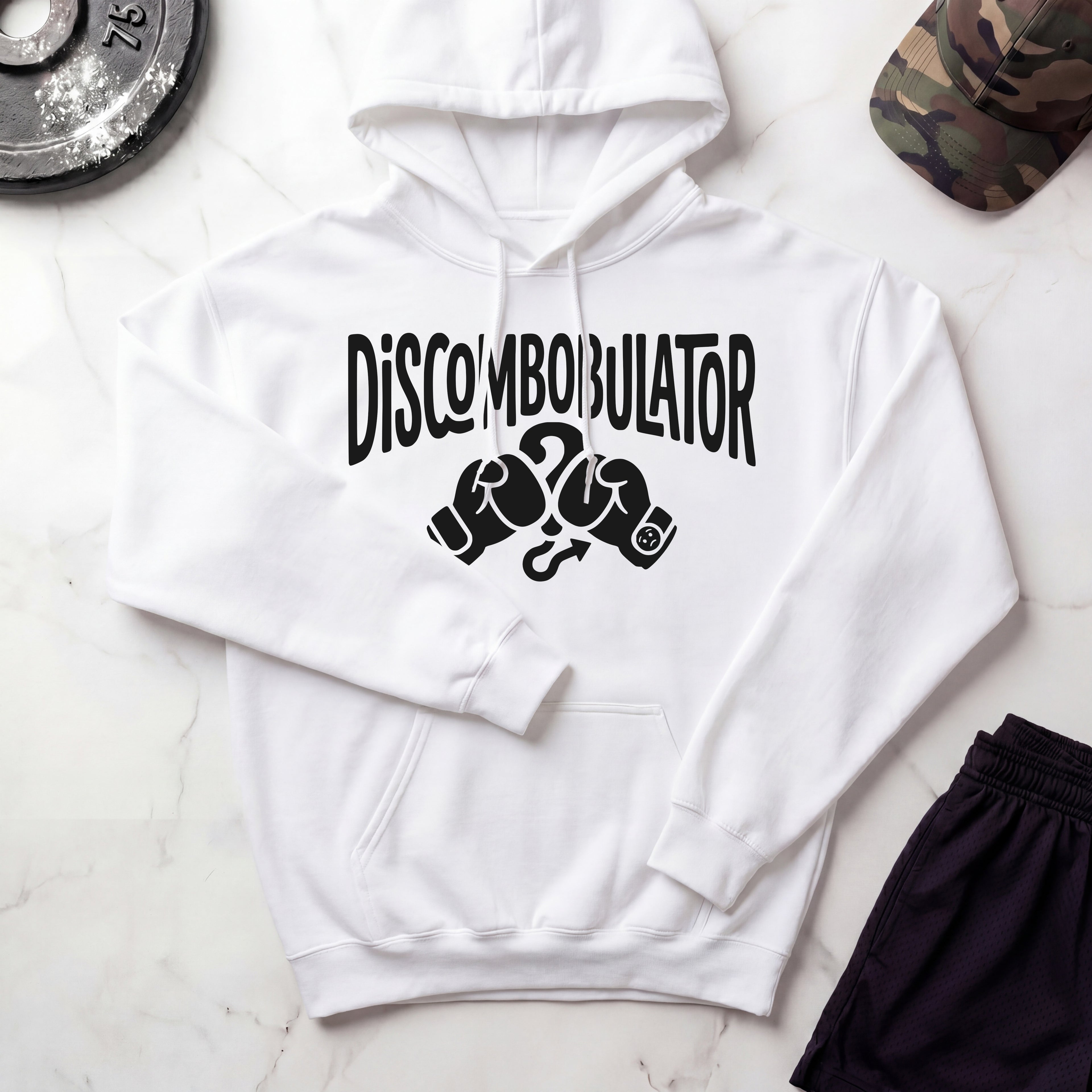 Discombobulator Boxing Graphic Gym Hoodie
