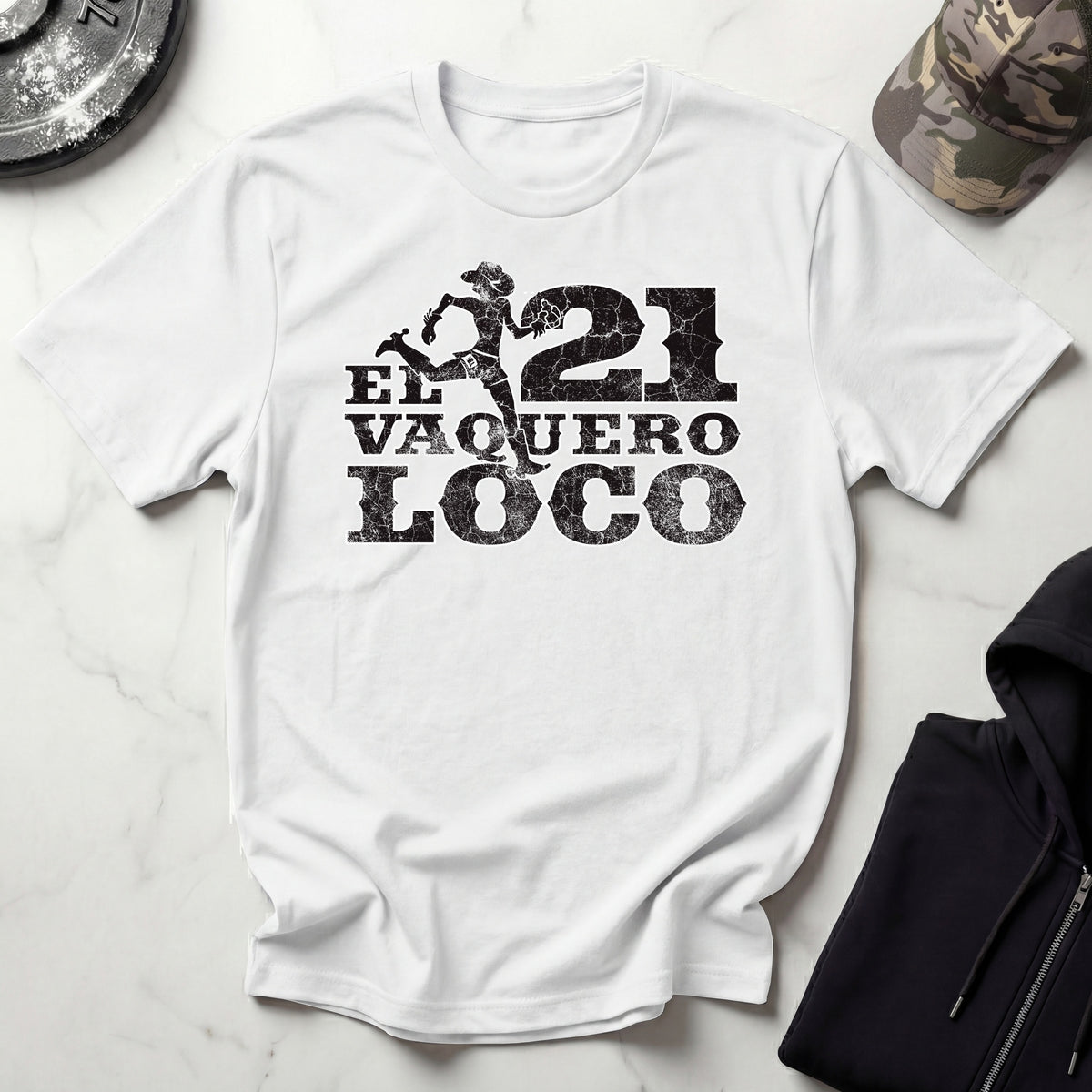 El Vaquero Loco 21 Mile Run Gym Tee