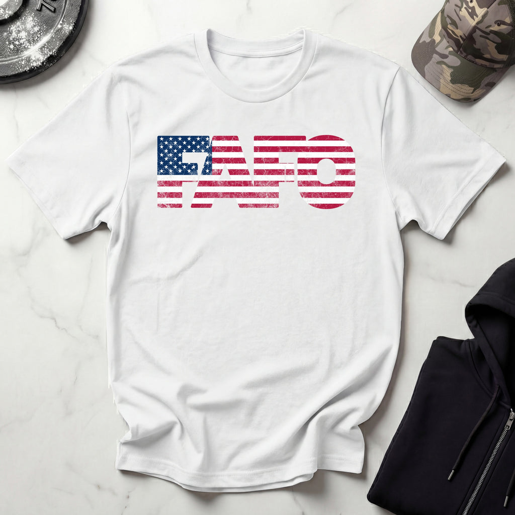 FAFO USA Vintage Graphic Gym T-Shirt