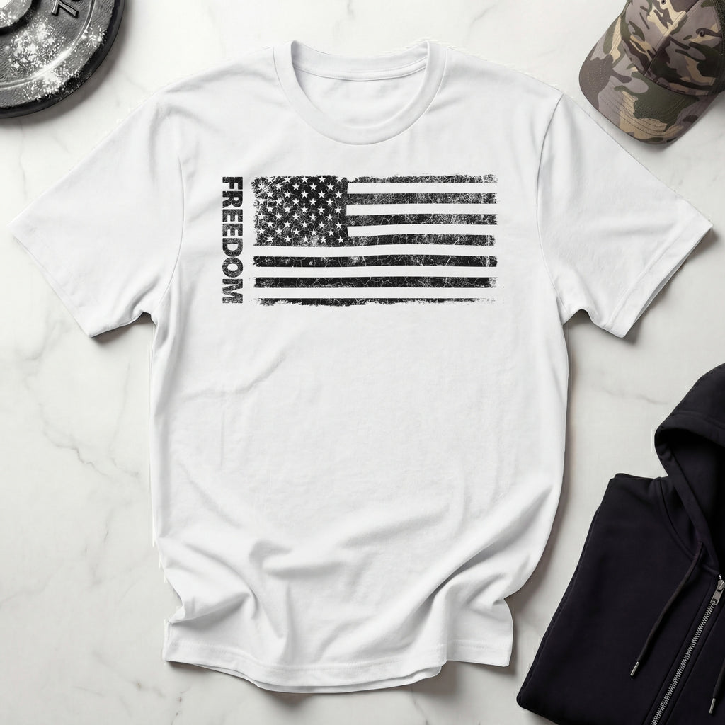Flag Of Freedom Vintage Gym T-Shirt
