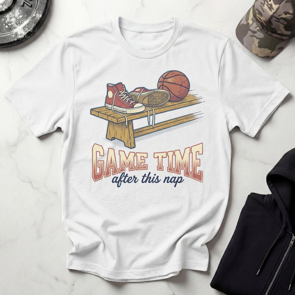 Basketball Nap Game Vintage Gym T-Shirt