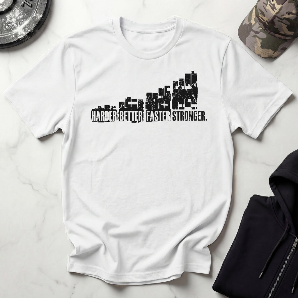 Harder Better Faster Vintage Gym T-Shirt
