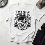 Heavy Metal Powerlifters Club Dark Vintage Gym Tee