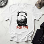 Iron Awe Kettlebell Graphic Gym T-Shirt