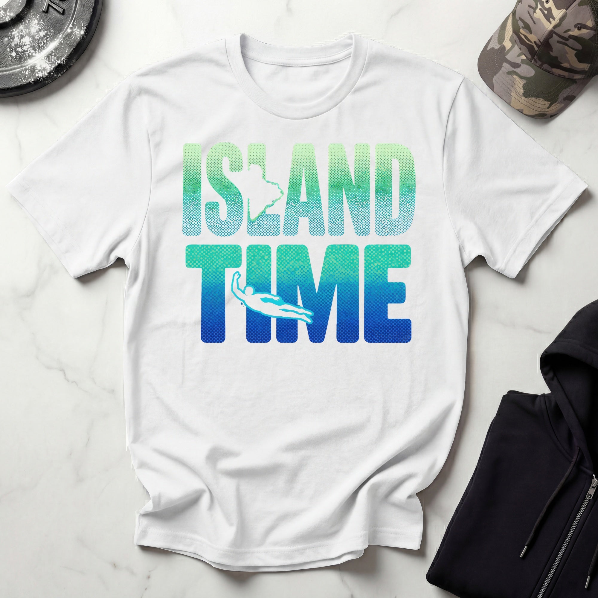 Island Time Ocean Dive Gym T-Shirt