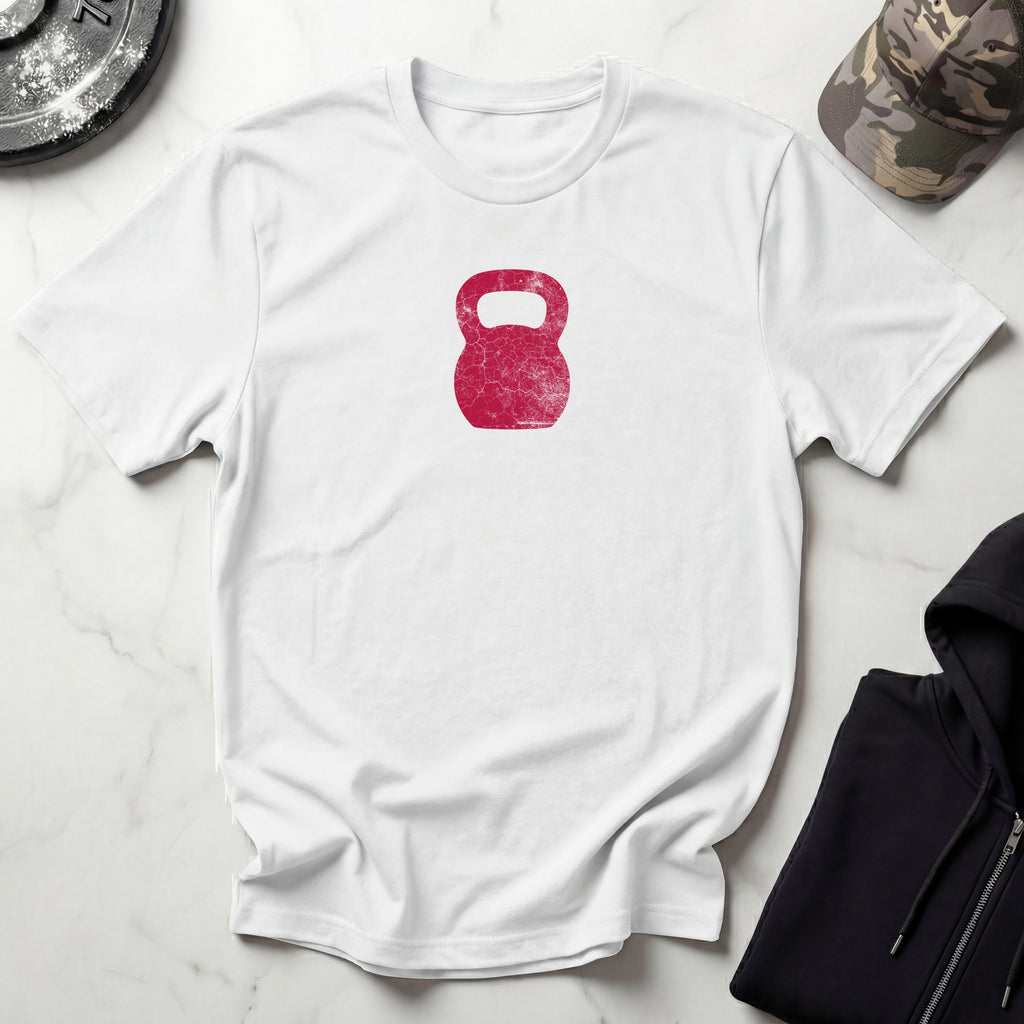 Kettlebell Graphic Vintage Gym T-Shirt
