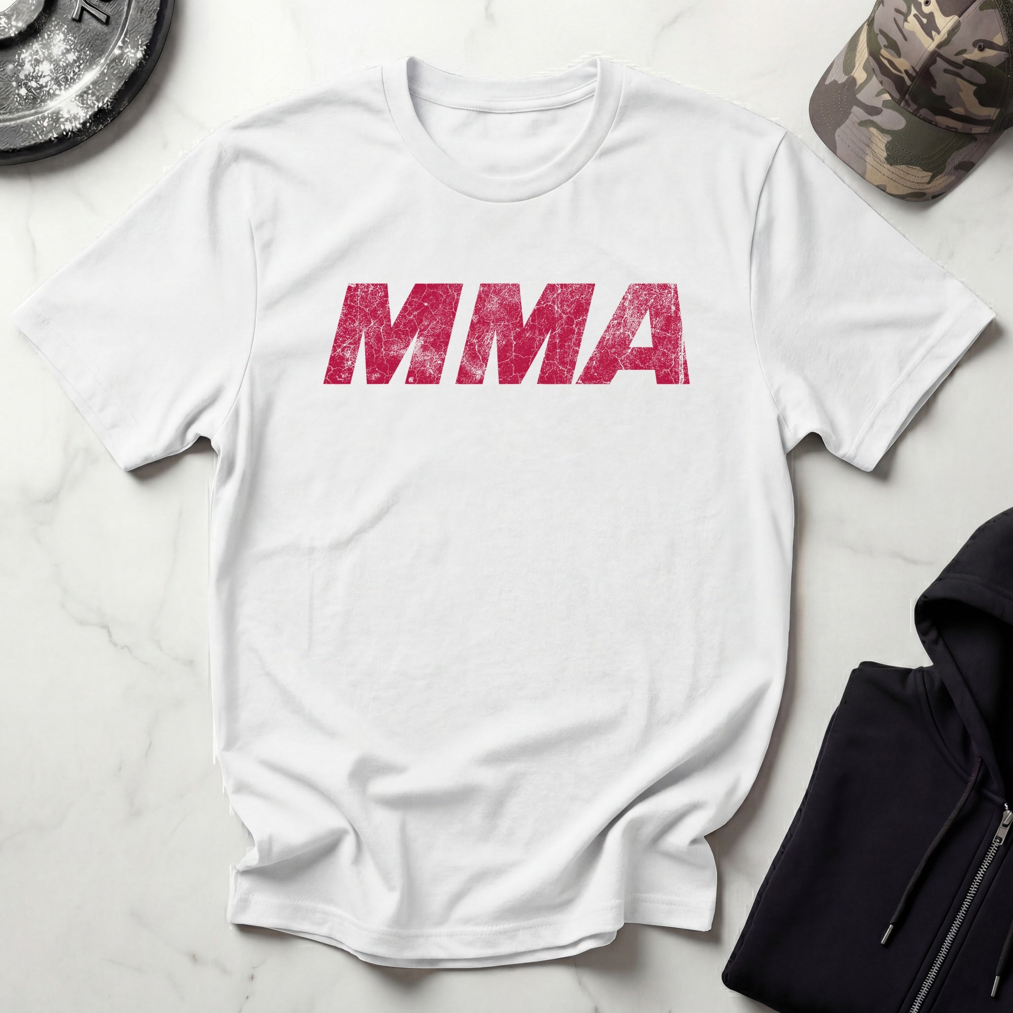 MMA Typographic Vintage Gym T-Shirt