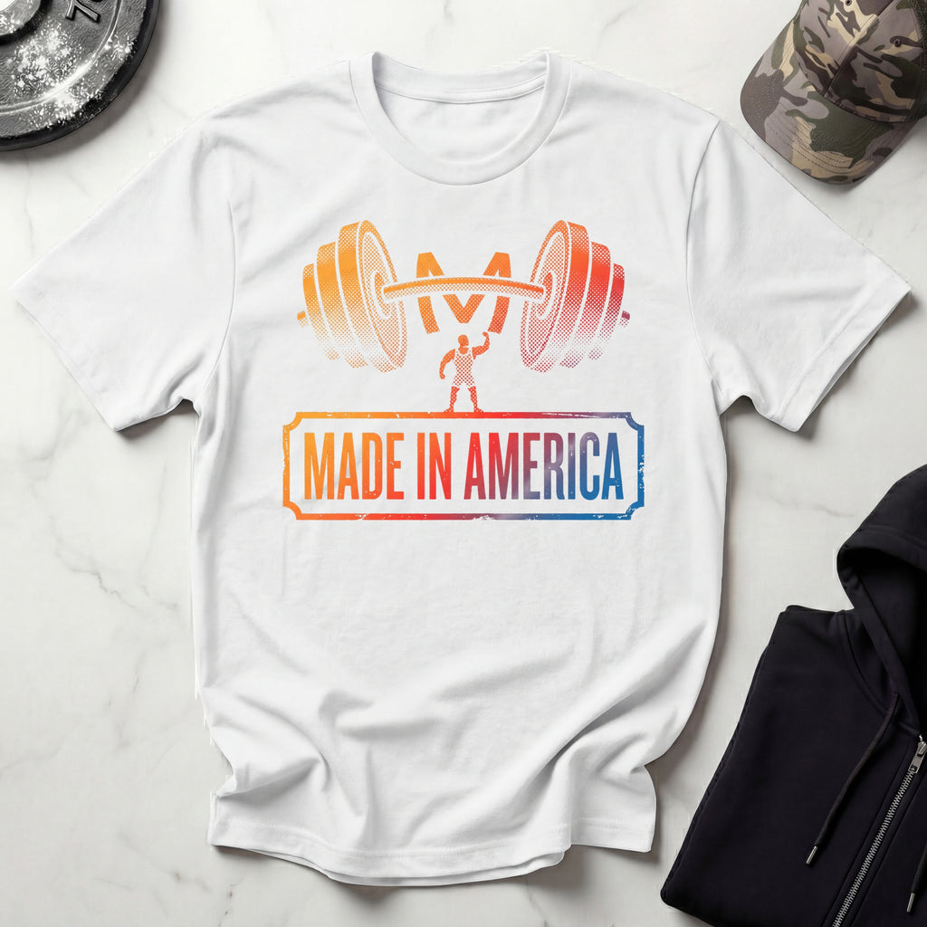 Made In America Gradient Gym T-Shirt