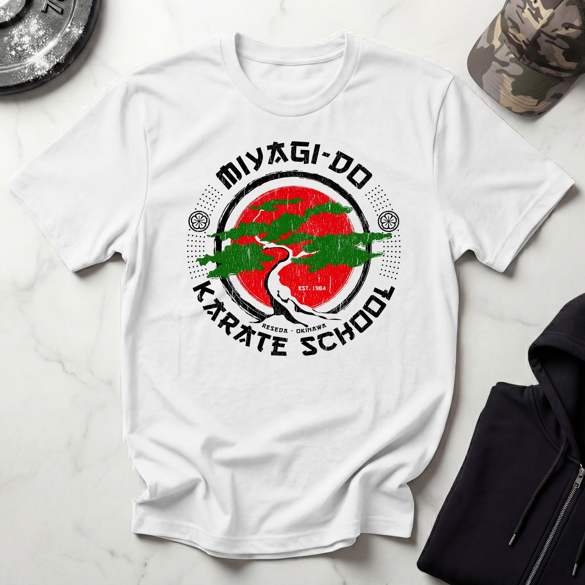 Miyuagi-Do Karate Dojo Vintage Gym T-Shirt