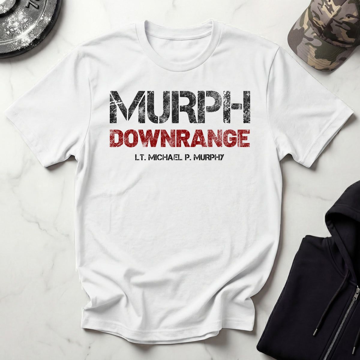 Murph Downrange Grunge Vintage Gym T-Shirt
