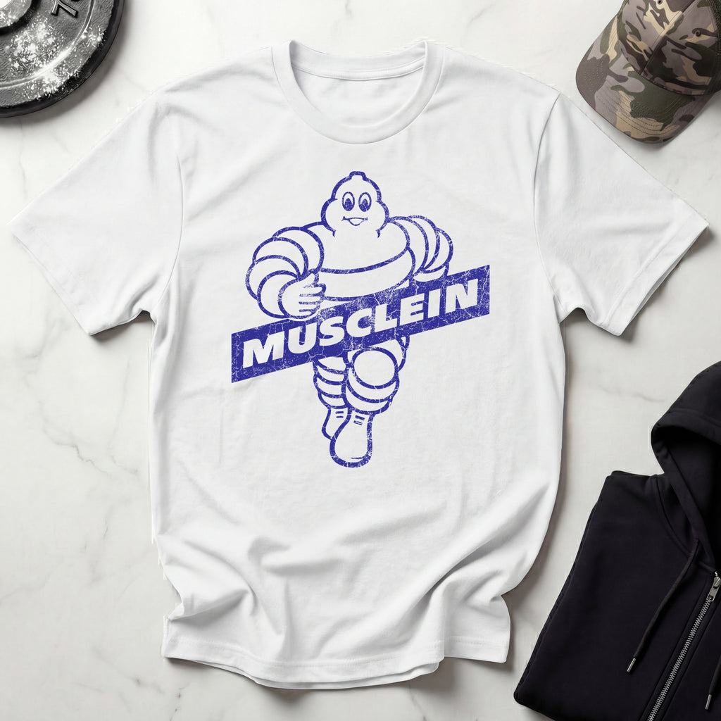 Musclin Man Graphic Vintage Gym T-Shirt