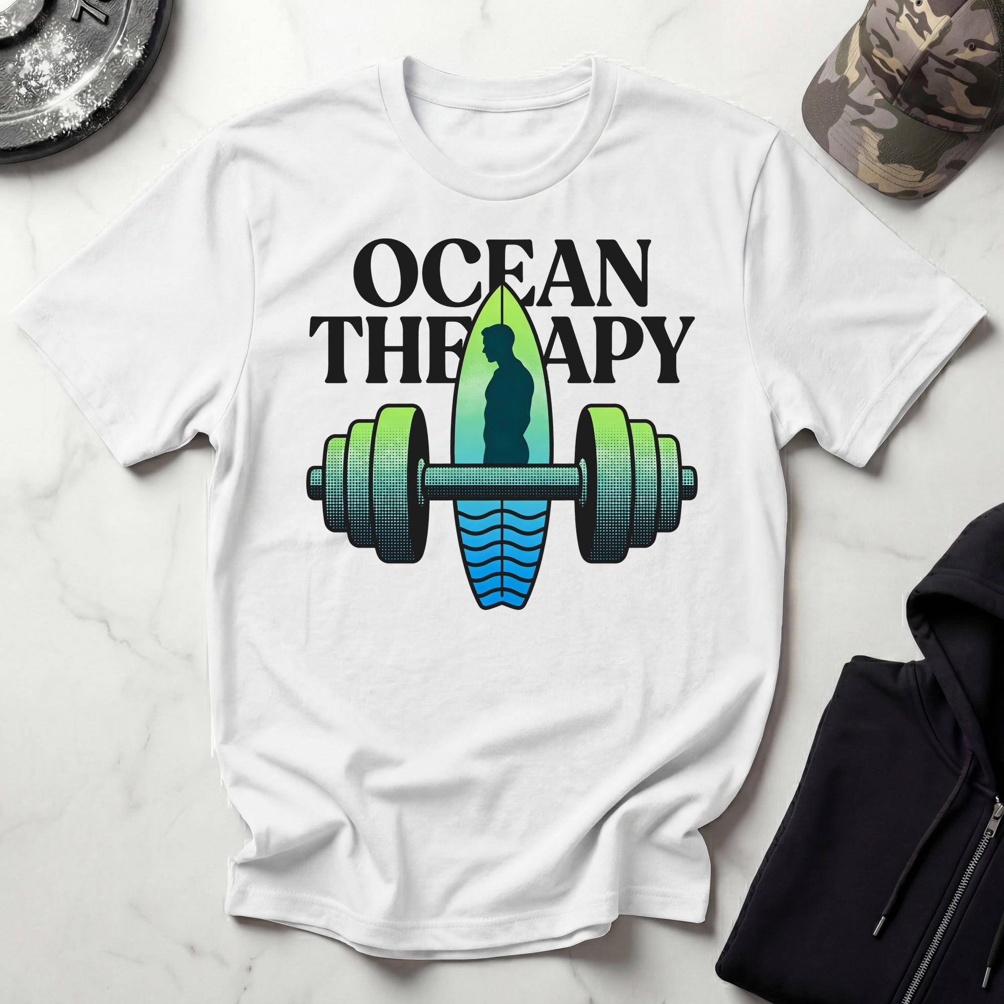 Surf Ocean Therapy Gym T-Shirt