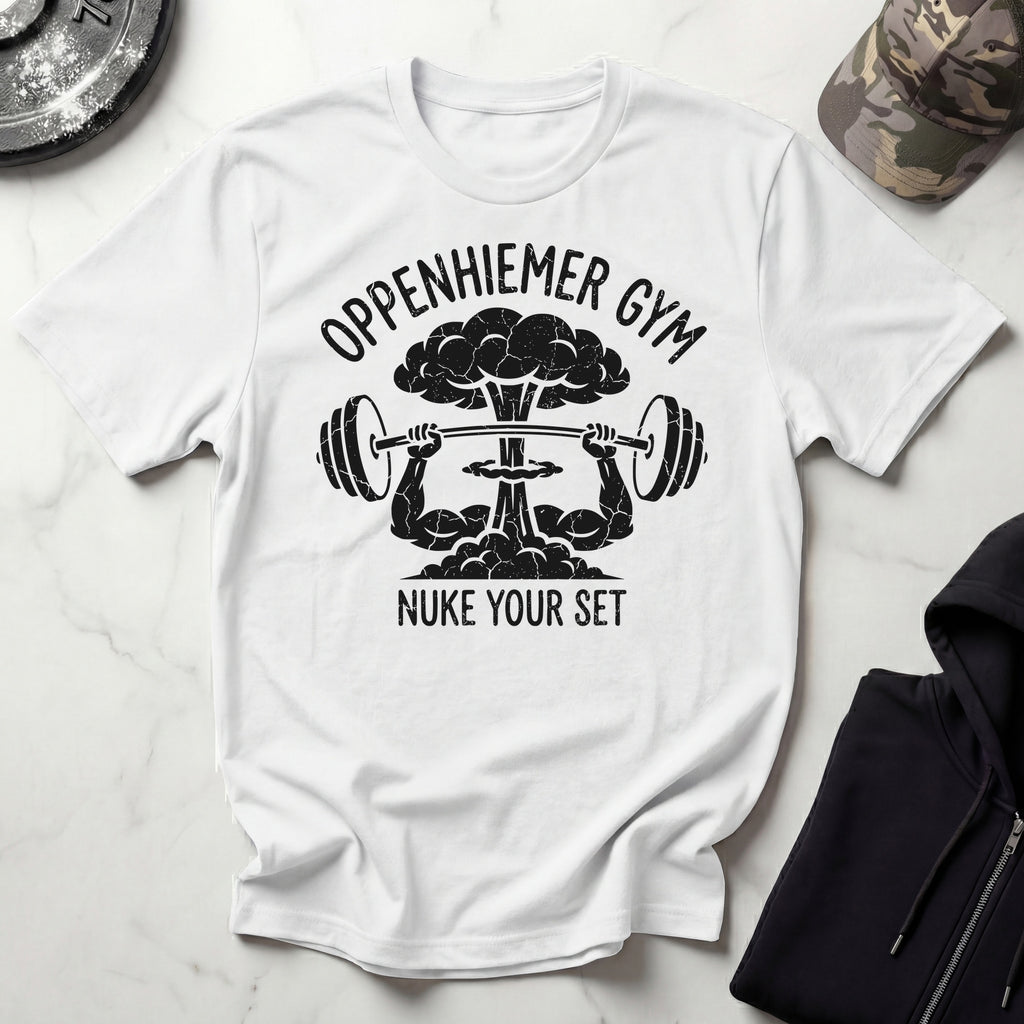 Oppenheimer Nuke Science Vintage Insignia Gym Tee