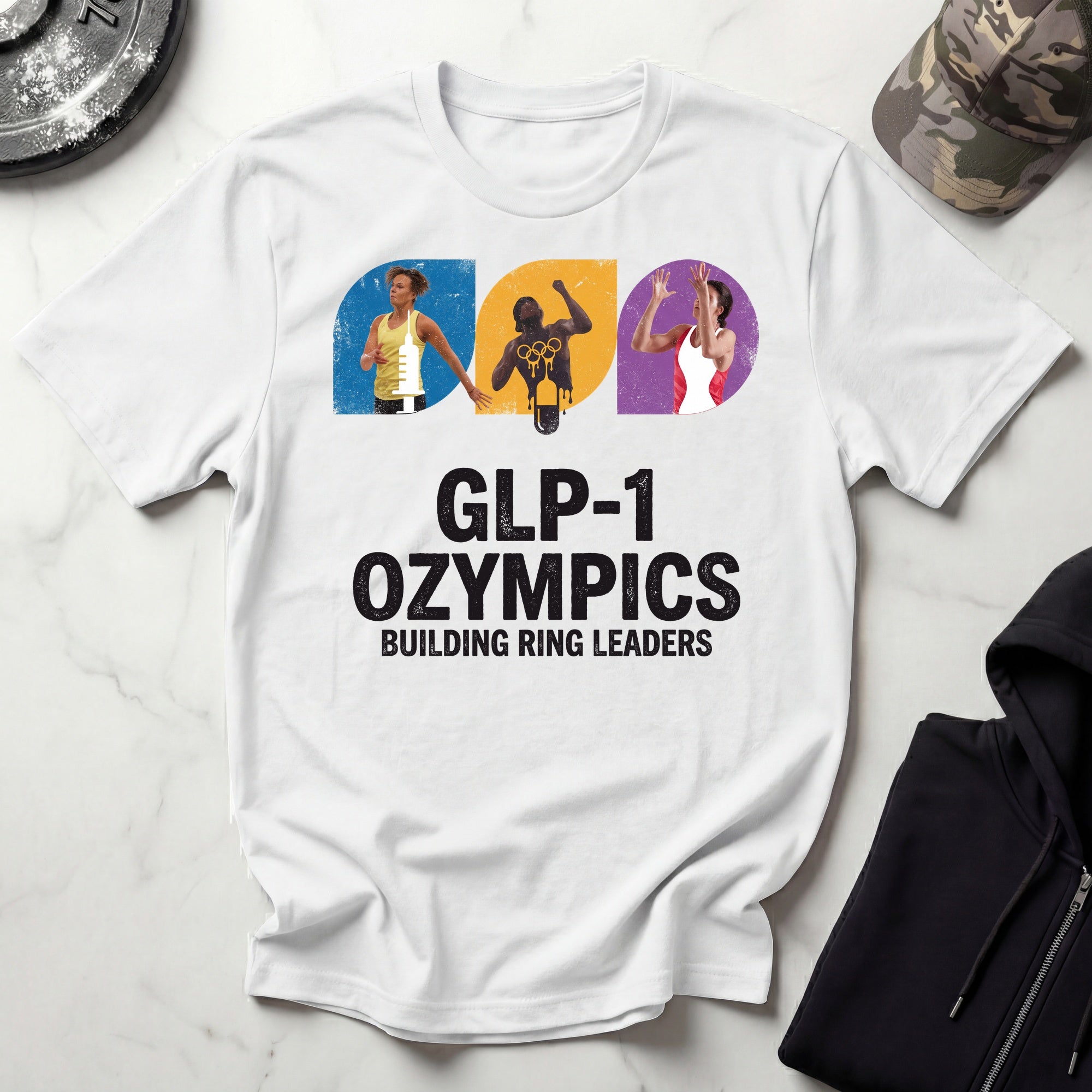 GLP-1 Ozympics Graphic Gym T-Shirt