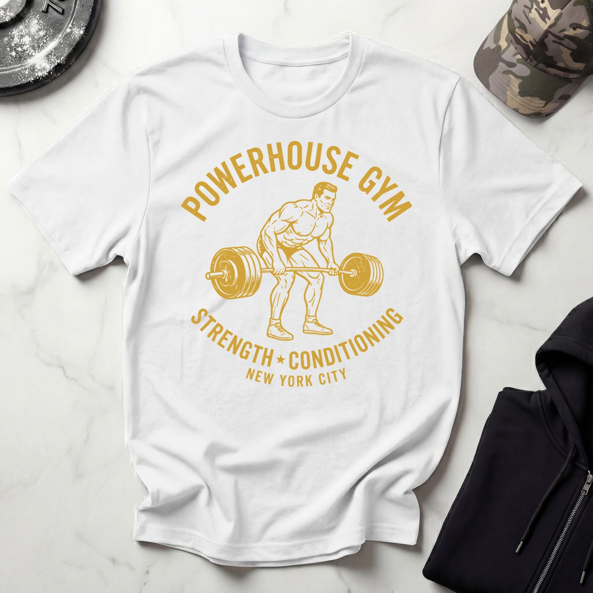 Powerhouse Gym NYC Vintage Gym T-Shirt