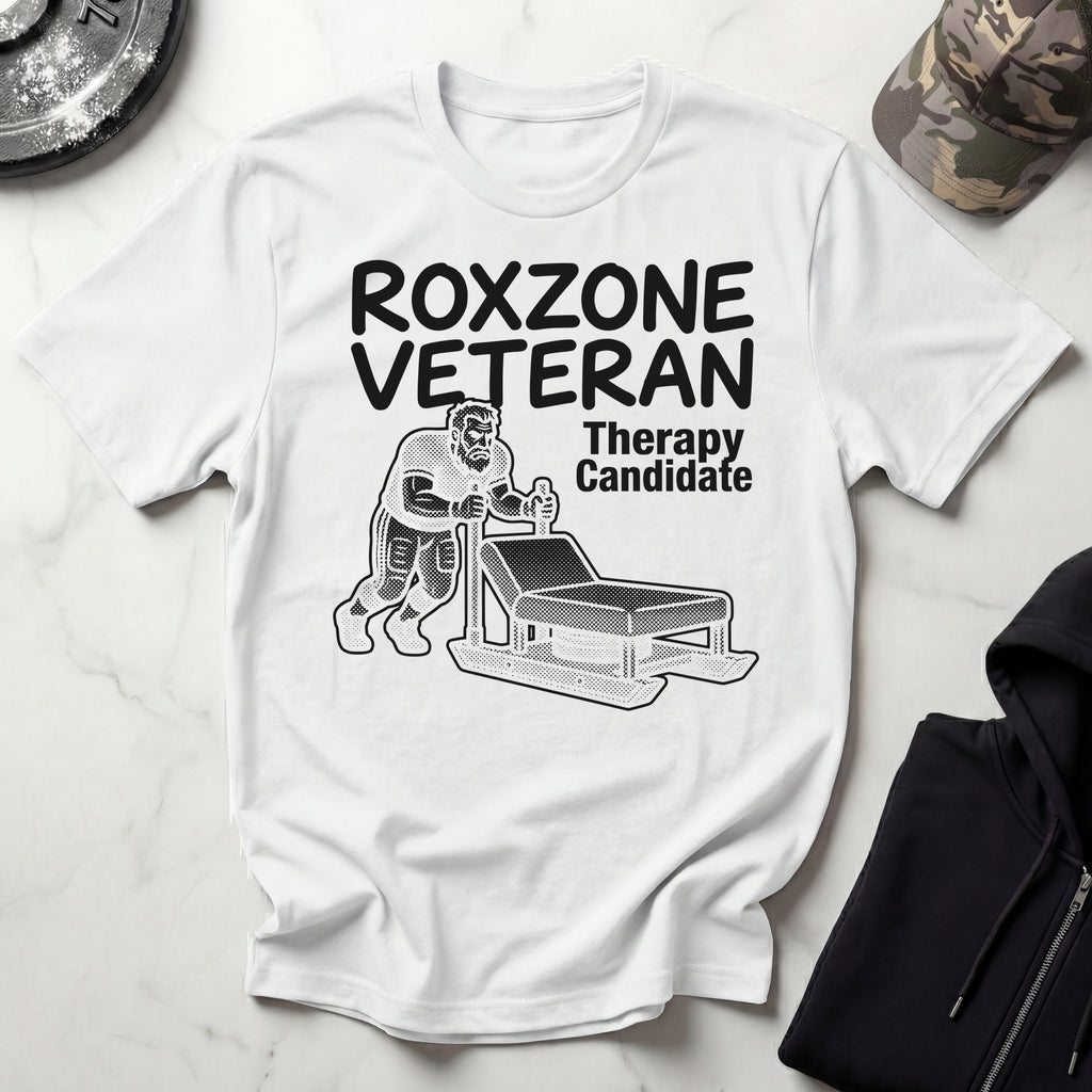 Roxzone Veteran Graphic Dark Gym T-Shirt