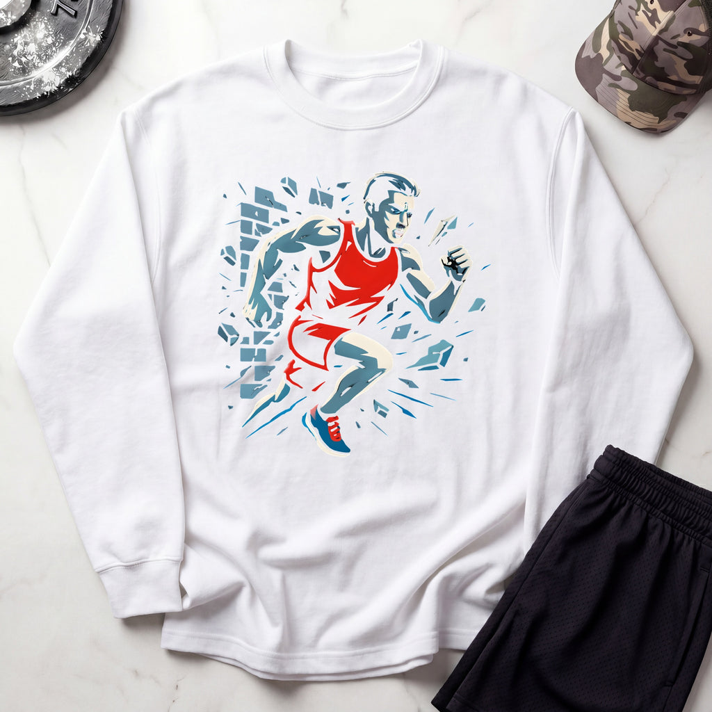 Running Breakthrough Gym Crewneck Sweatshirt