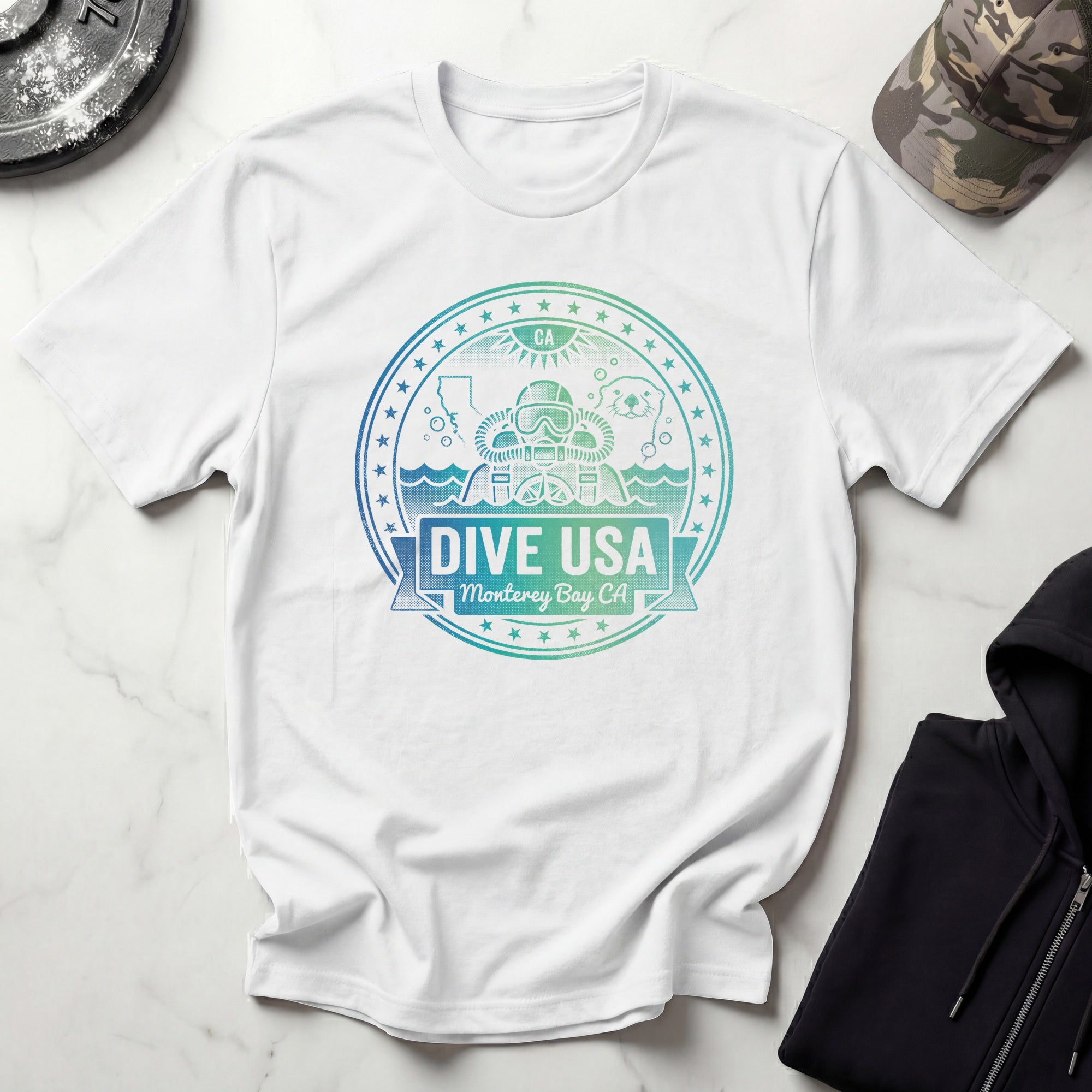 Dive USA Retro Graphic T-Shirt