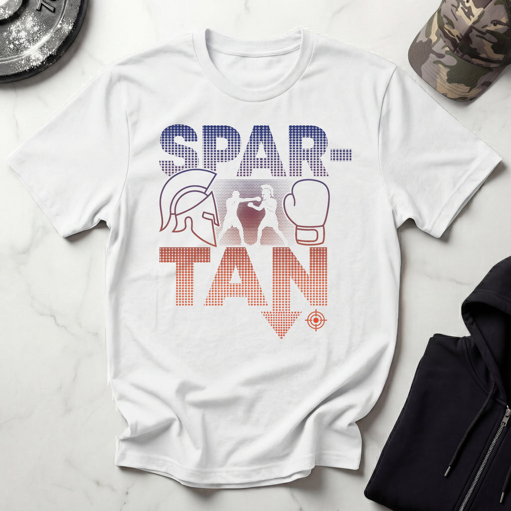 Boxing Spartan Graphic Gym T-Shirt