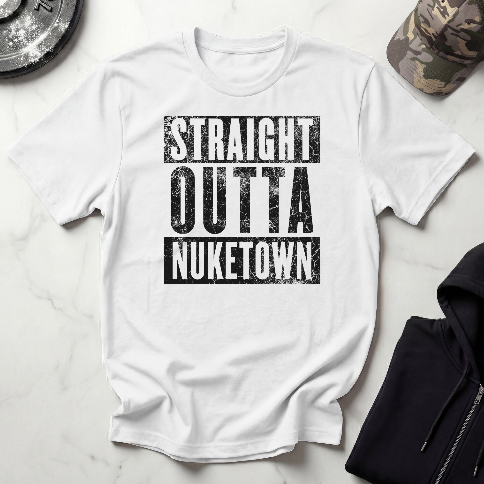 Straight Outta NukeTown Black Ops Gym T-Shirt