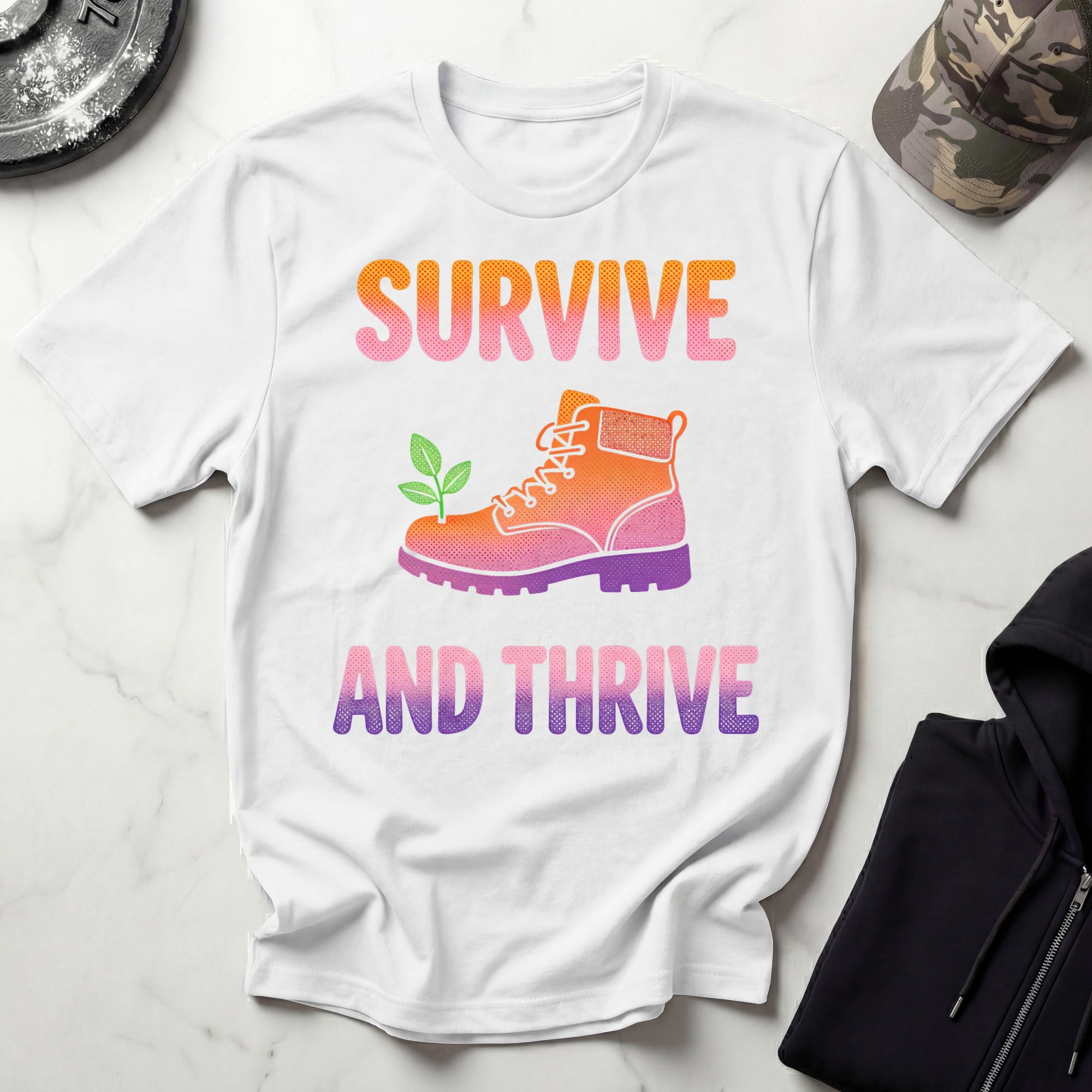 Survive And Thrive Hiker T-Shirt