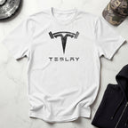 TESLAY Lifter Retro Gym T-Shirt