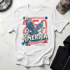 America USA 250 Strength Freedom Vintage Gym T-Shirt
