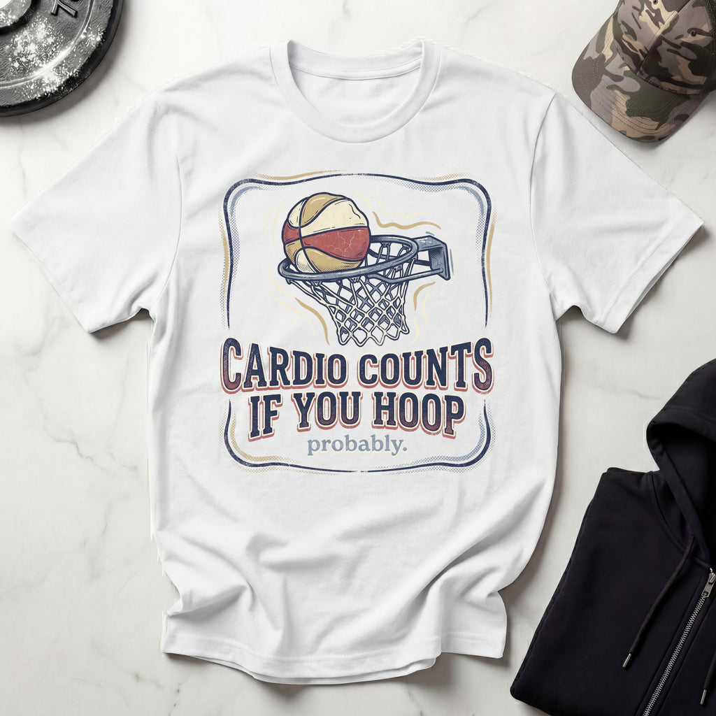 Cardio Basketball Hoop Vintage Gym T-Shirt