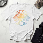 Made In The USA Vintage Print Gym T-Shirt