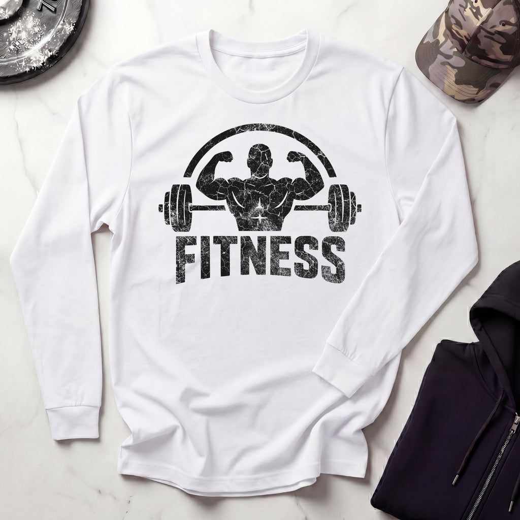 Weightlifting Fitness Long Sleeve Gym Tee