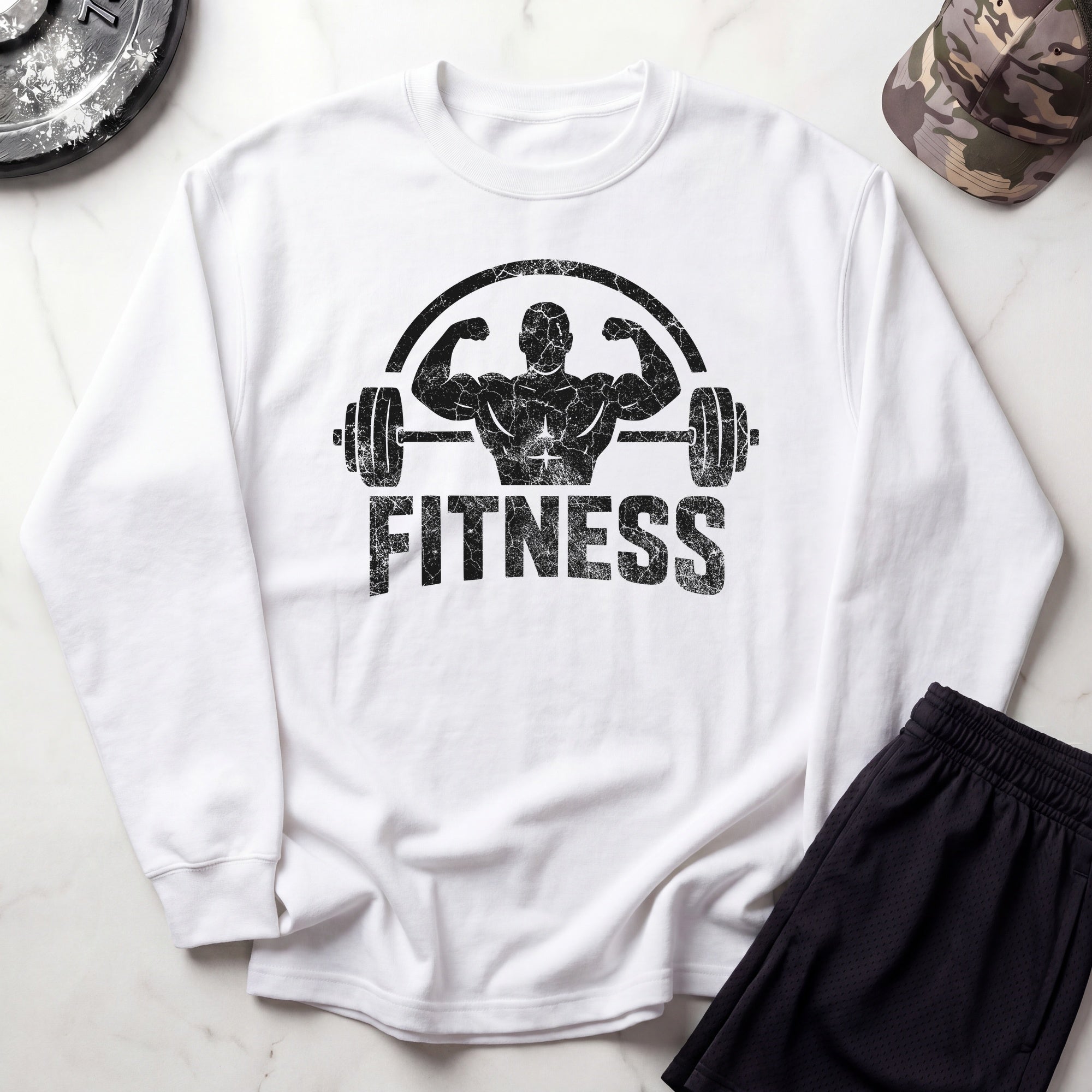 Weightlifting Cozy Gym Crewneck Sweatshirt