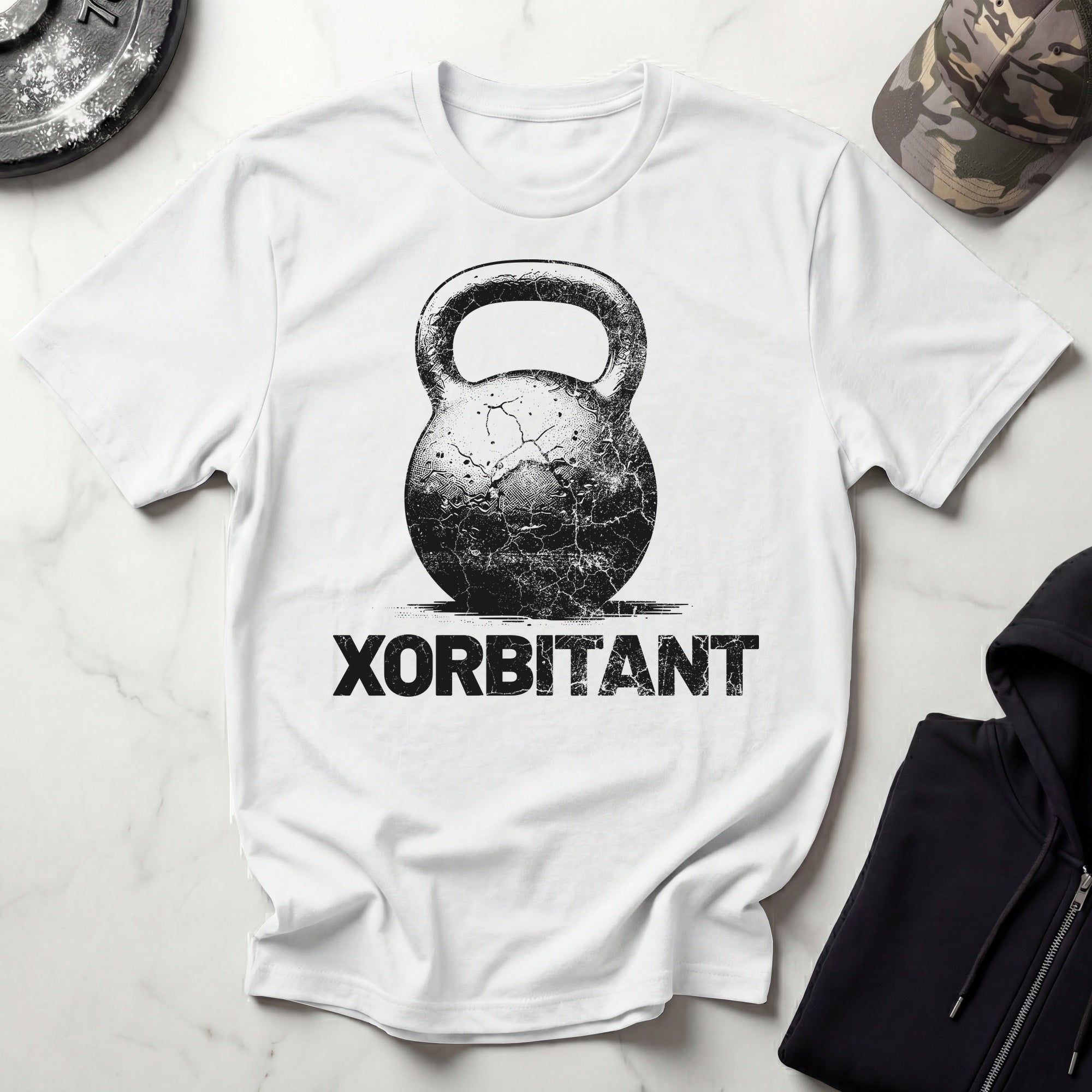 X Orbitant Kettlebell Vintage Gym T-Shirtt