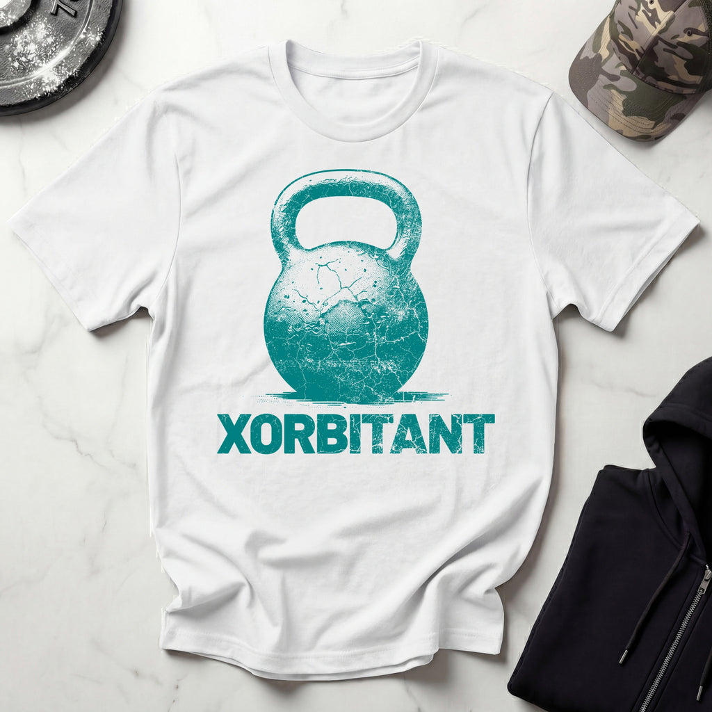 X Orbitant Kettlebell Retro Gym T-Shirtt