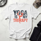 Yoga Is My Therapy Grunge Gym T-Shirt