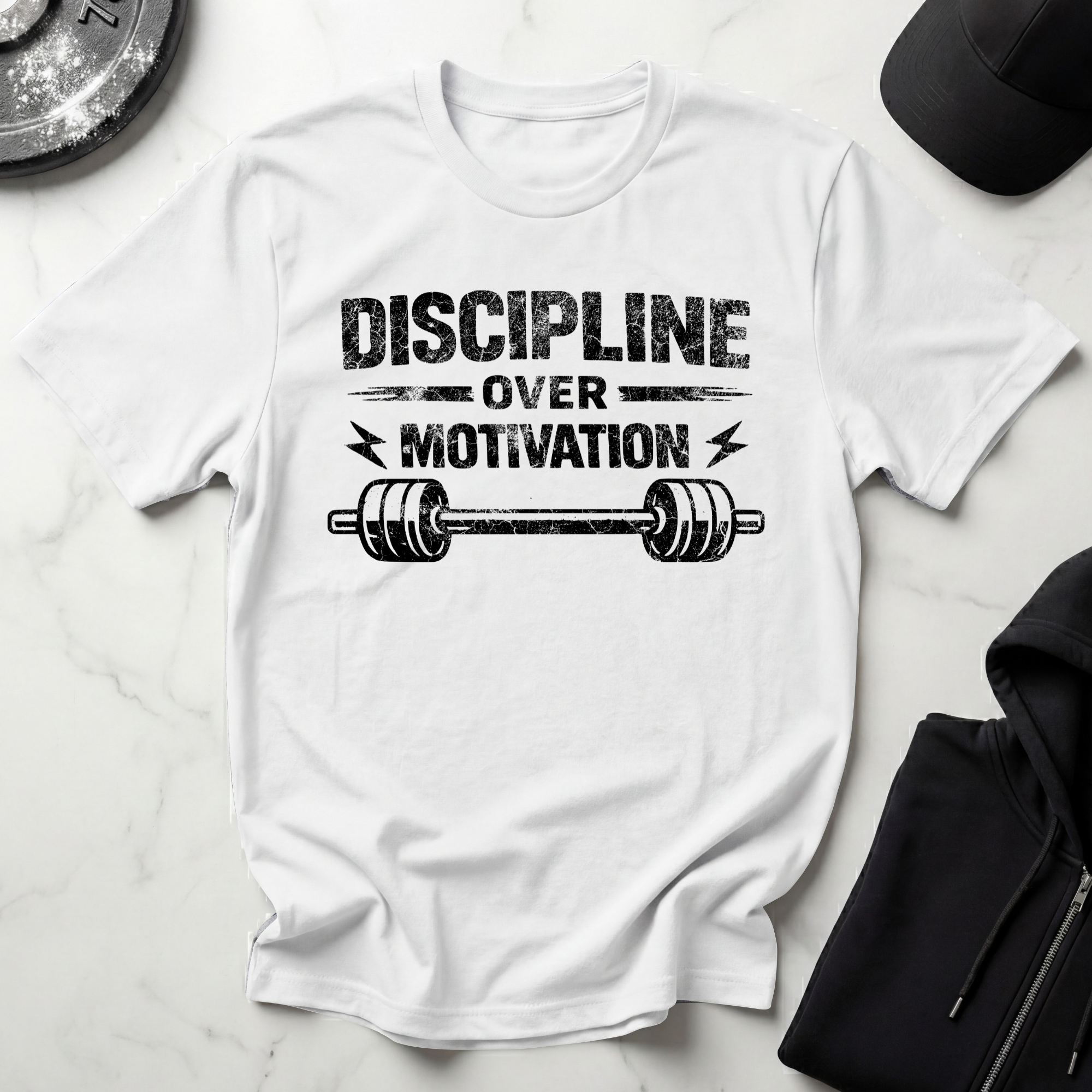 Discipline Over Motivation Light Tee