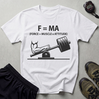 Force = Muscle X Attitude Gym T-Shirt