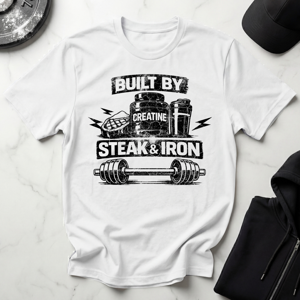 Built by Steak & Iron Light Tee