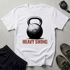 Heavy Swing Kettlebell Workout T-Shirt