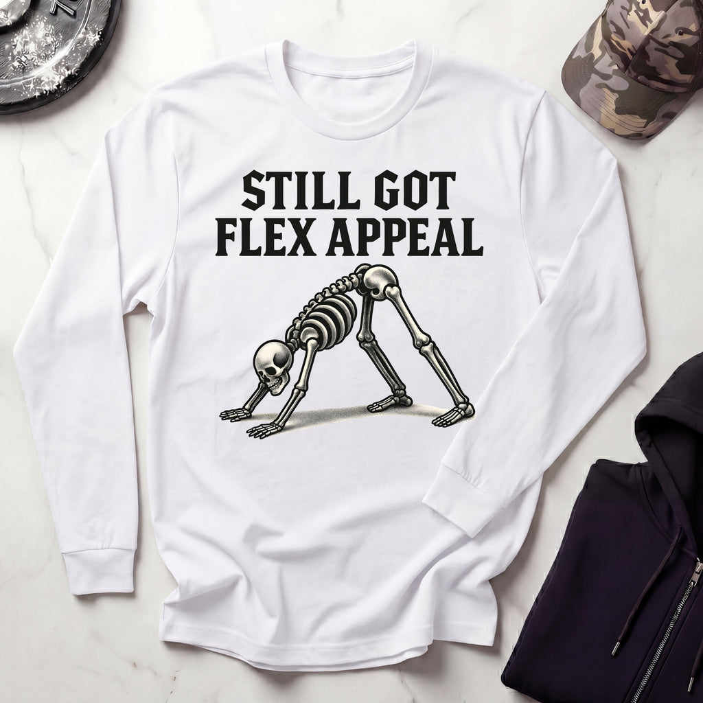 Flex Skeletal Long Sleeve Gym Tee