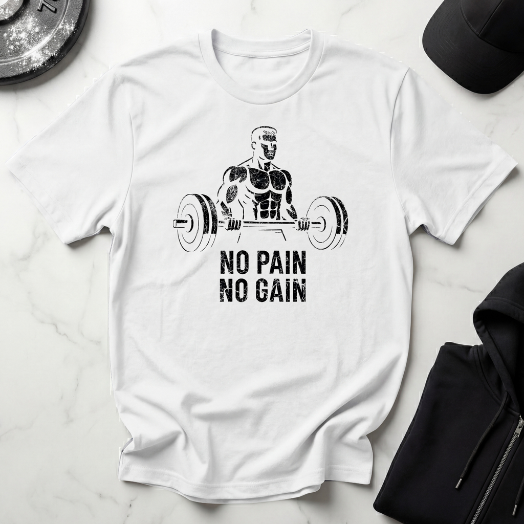 No Pain No Gain Light Tee